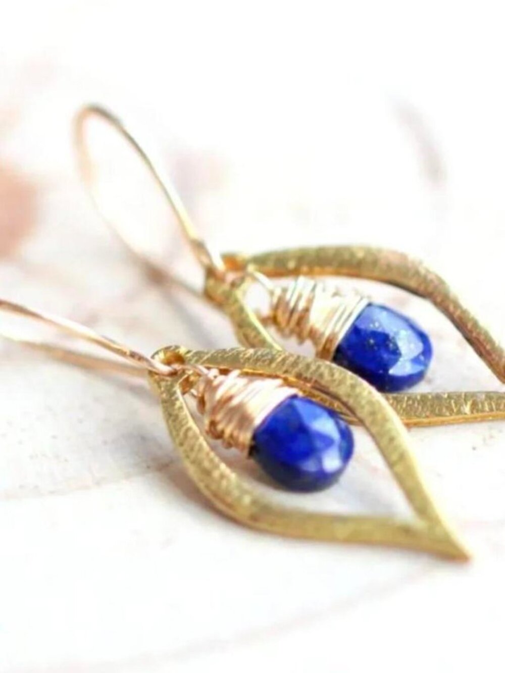 Lapis Lazuli Dangling Earrings